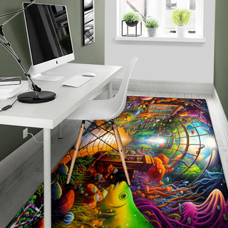 BIODIVERSITY ROOM RUG | ACIDMATH AI