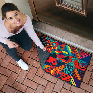 SQUARES DOOR MAT | ACIDMATH AI