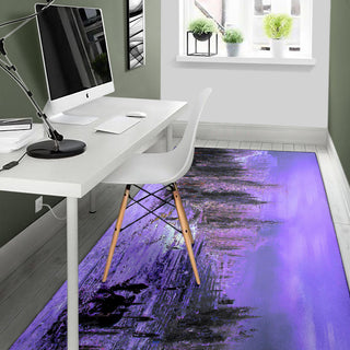 PURPLE SNOW RUG | HUBERT S