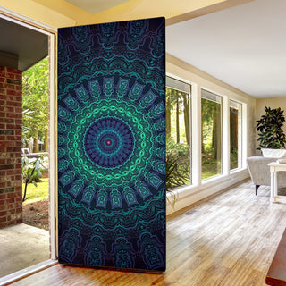 GREEN MANDALA DOOR SOCK | CAMERON GRAY