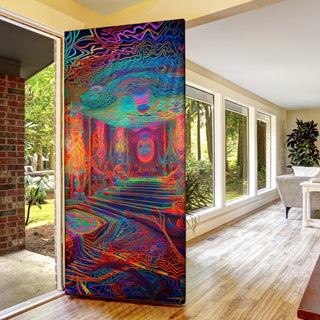 SACRED SPACE DOOR SOCK | ACIDMATH AI