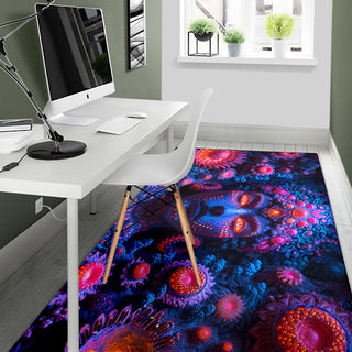 ALIVE SOMEWHERE RUG | ACIDMATH AI