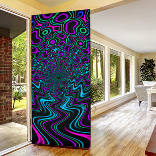 Fractal River Door Sock | Psychedelic Pour House