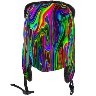 ACID DROP TRAPPER HAT | PSYCHEDELIC POUR HOUSE