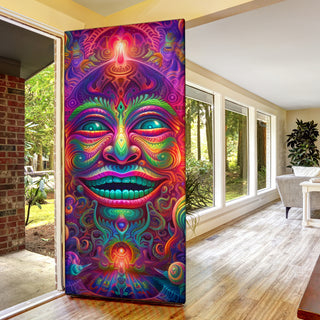 SMILEY DOOR SOCK | ACIDMATH AI