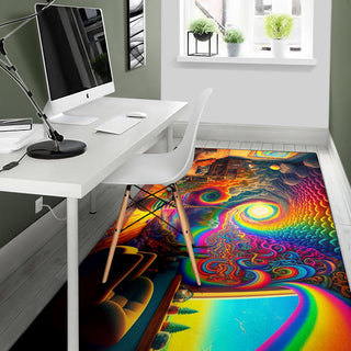 SPIRAL ROOM RUG | ACIDMATH AI