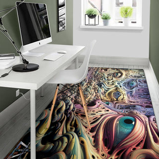 EYES IN THE UNDERWORLD RUG | ACIDMTAH AI