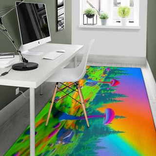 MUSHROOM MORNING RUG | ACIDMATH AI