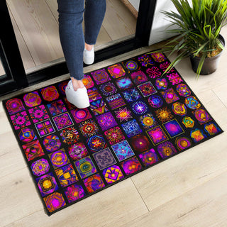 CHAKRAH MANDALA DOOR MAT | ACIDMATH AI