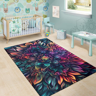 FLOWER BLOOMING RUG | ACIDMATH AI