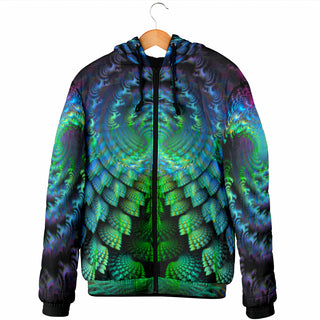 Tropical Wave | Mens Padded Hooded Jacket | POLARIS