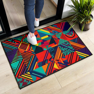 SQUARES DOOR MAT | ACIDMATH AI
