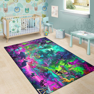 ANIMAL KINGDOM RUG | ACIDMATH AI