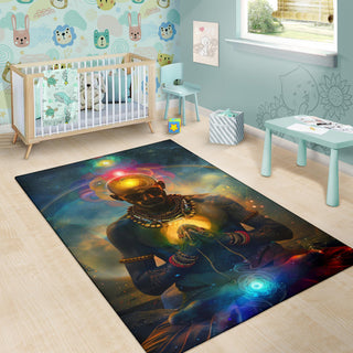 MEDITATING CHAKRAH RUG | ACIDMATH AI