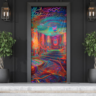 SACRED SPACE DOOR SOCK | ACIDMATH AI