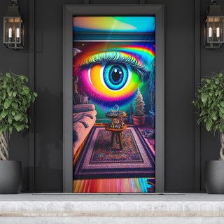 LIVING ROOM GUEST DOOR SOCK | ACIDMATH AI