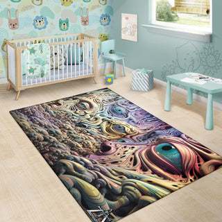 EYES IN THE UNDERWORLD RUG | ACIDMTAH AI