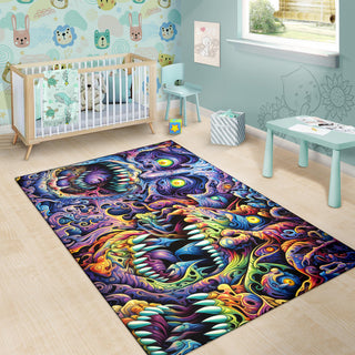 MONSTERGARAGE RUG | ACIDMATH AI