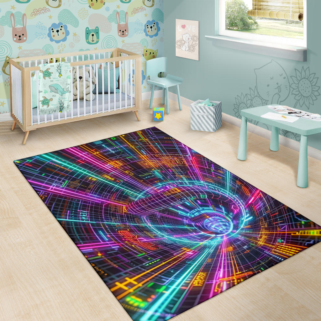 WORMHOLE RUG | ACIDMATH AI