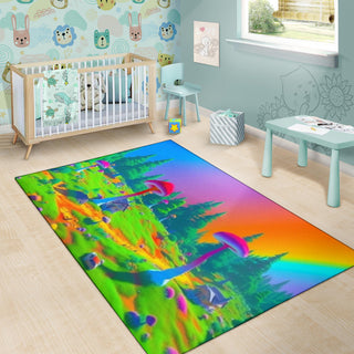 MUSHROOM MORNING RUG | ACIDMATH AI