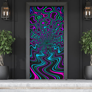 Fractal River Door Sock | Psychedelic Pour House
