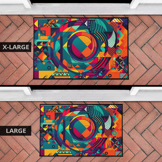 CIRCLES DOOR MAT | ACIDMATH AI
