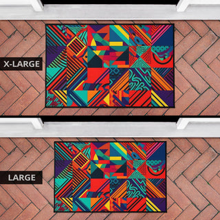 SQUARES DOOR MAT | ACIDMATH AI