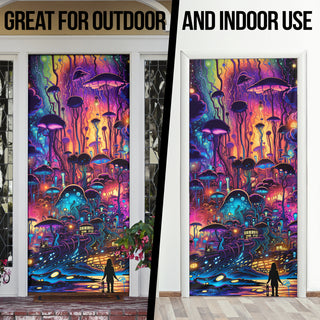 MIDNIGHT STROLL DOOR SOCK | ACIDMATH AI