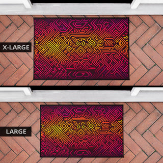 PSY GRID DOOR MAT | ACIDMATH AI