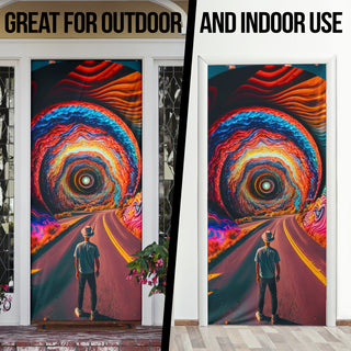 LONELY ROAD DOOR SOCK | ACIDMATH AI