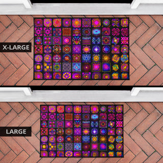 CHAKRAH MANDALA DOOR MAT | ACIDMATH AI