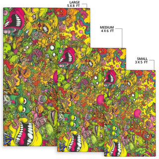 ACID TRIP MONDAY RUG | ACIDMATH AI