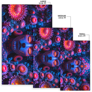 ALIVE SOMEWHERE RUG | ACIDMATH AI