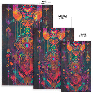 BARDO ORNAMENTS RUG | ACIDMATH AI