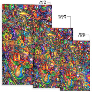 UR A WILD ONE RUG | ACIDMATH AI