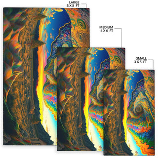 FIRE IN THE SKY RUG | ACIDMATH AI