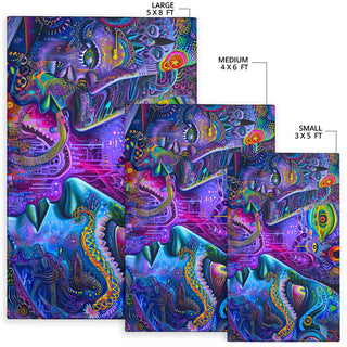 ETHEREAL BEINGS RUG | ACIDMATH AI