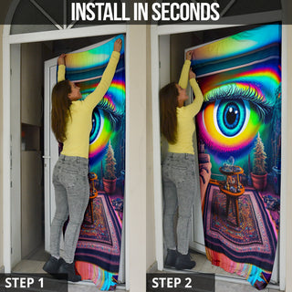 LIVING ROOM GUEST DOOR SOCK | ACIDMATH AI