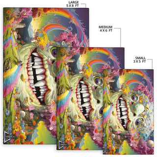 HAPPY FACE RUG | ACIDMATH AI