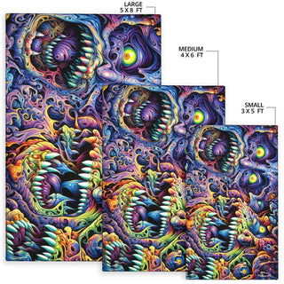 MONSTERGARAGE RUG | ACIDMATH AI