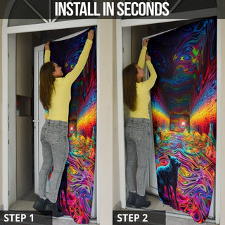 KITTY HALL DOOR SOCK | ACIDMATH AI