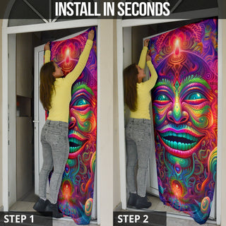 SMILEY DOOR SOCK | ACIDMATH AI