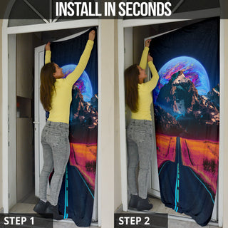 ROAD TO THE MOON DOOR SOCK | GEOGLYSER