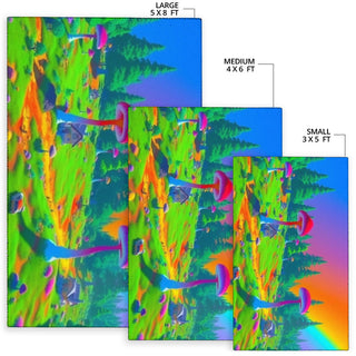 MUSHROOM MORNING RUG | ACIDMATH AI