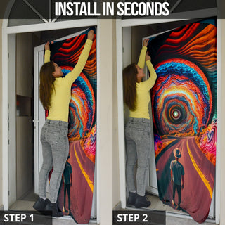 LONELY ROAD DOOR SOCK | ACIDMATH AI