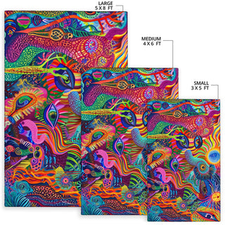 AYA ANIMAL SPIRITS RUG | ACIDMATH AI