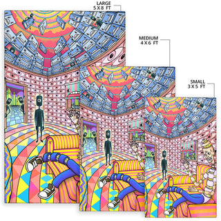 YOURE COMING WITH US Rug | ALGA Artworks