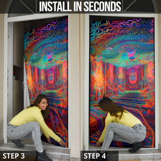 SACRED SPACE DOOR SOCK | ACIDMATH AI