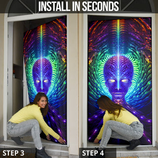 A PRESENCE DOOR SOCK | ACIDMATH AI