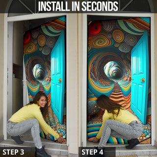 OPEN DOOR POLICY DOOR SOCK | ACIDMATH AI